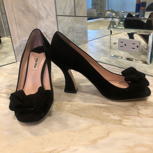 Miu Miu sculptural peep toes - Picture 5 of 5